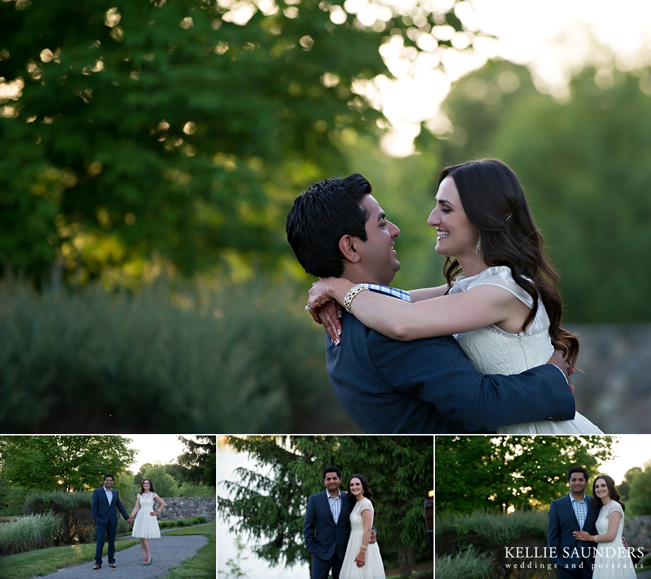 bridal portraits ted baker dress